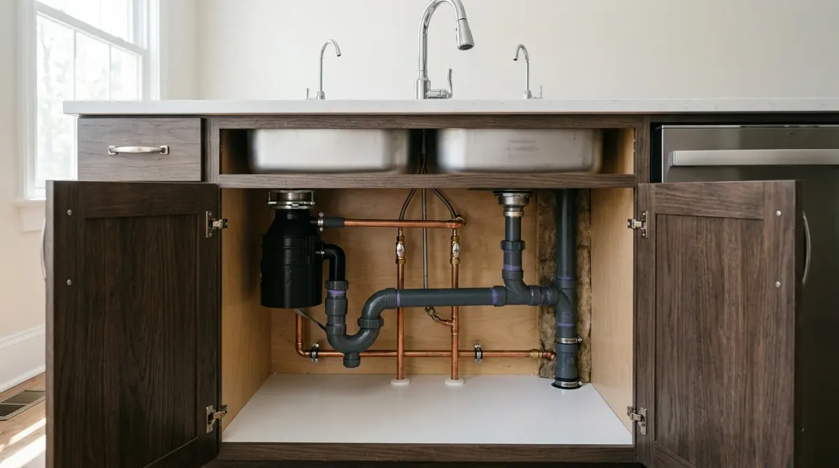 plumbing repair work, illustration in Frederick, MD