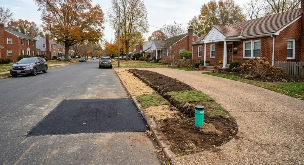 sewer line replacement work, professional service in Leesburg, VA