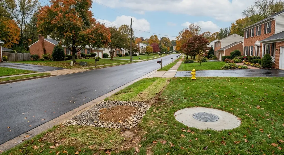 trenchless sewer line work, professional service in Leesburg, VA