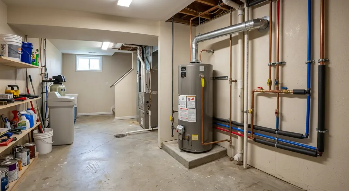 water heater repair and replacement work, illustration in Frederick, MD