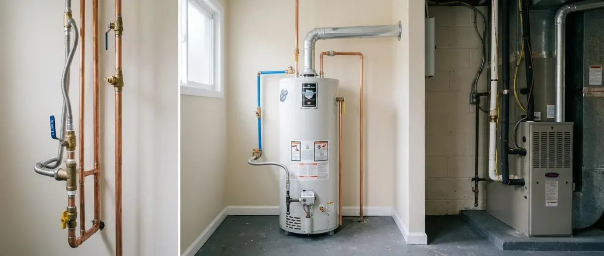 water heater repair and replacement work, illustration in Lansdowne, VA