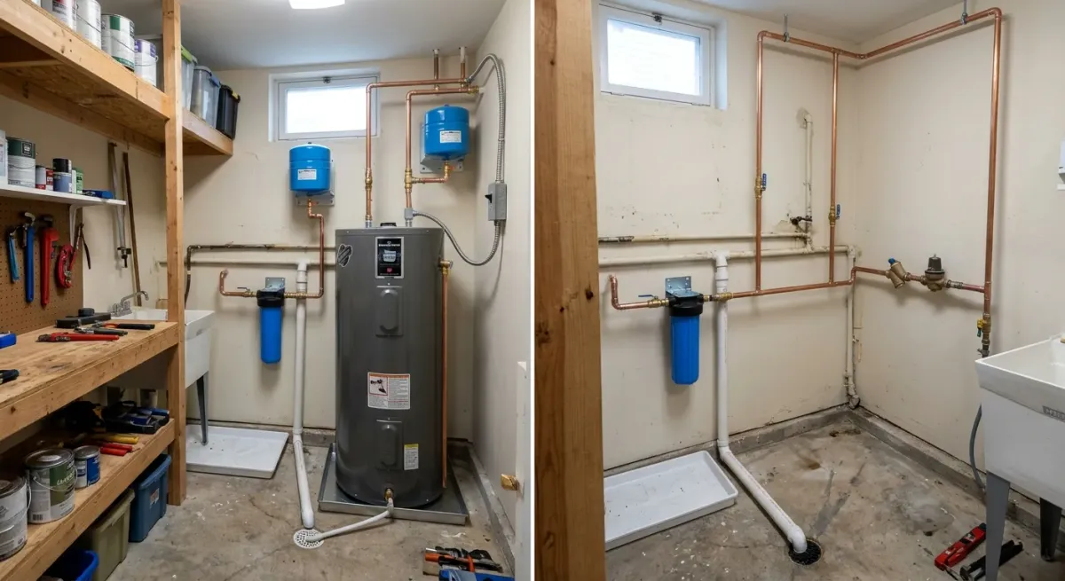 water heater repair and replacement work, illustration in Purcellville, VA