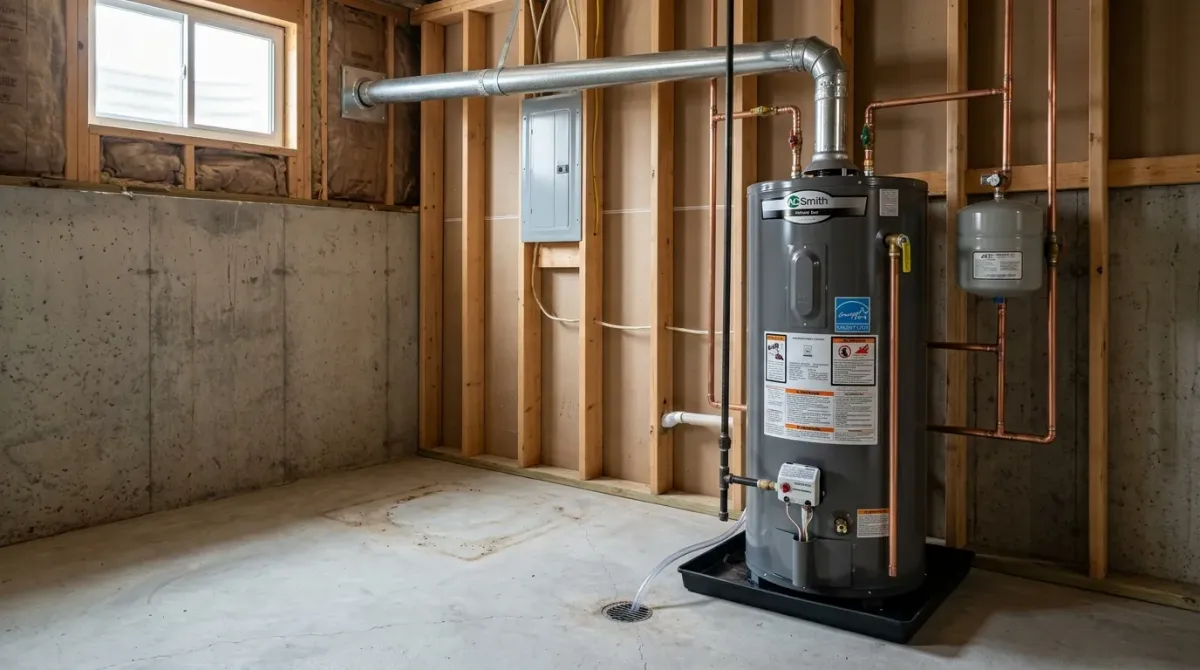 water heater repair and replacement work, illustration in Winchester, VA
