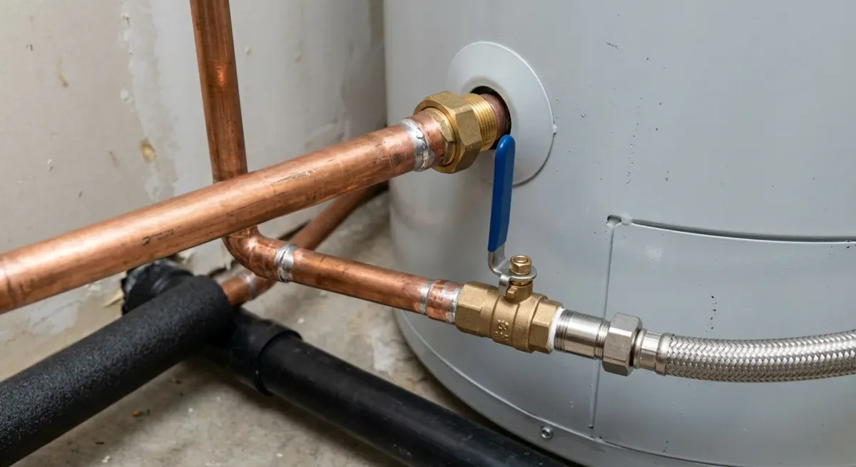 water heater repair and replacement work, illustration in Reston, VA