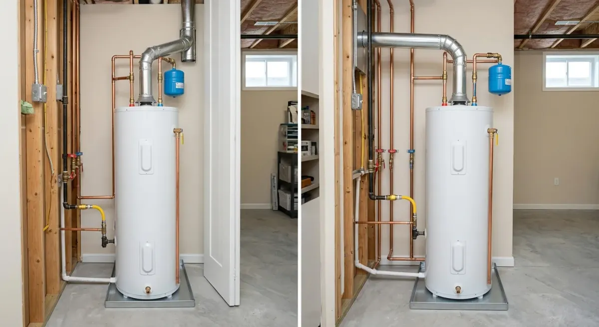 water heater repair replacement work, illustration in Manassas, VA