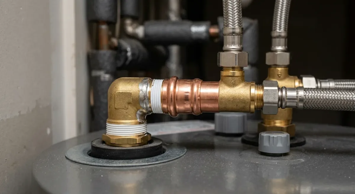 water heater repair replacement work, illustration in Ashburn, VA