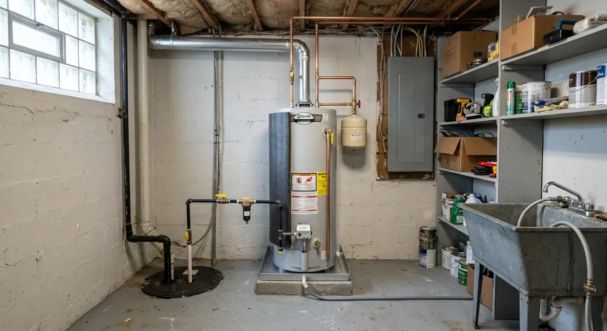 water heater repair replacement work, illustration in Mc Lean, VA