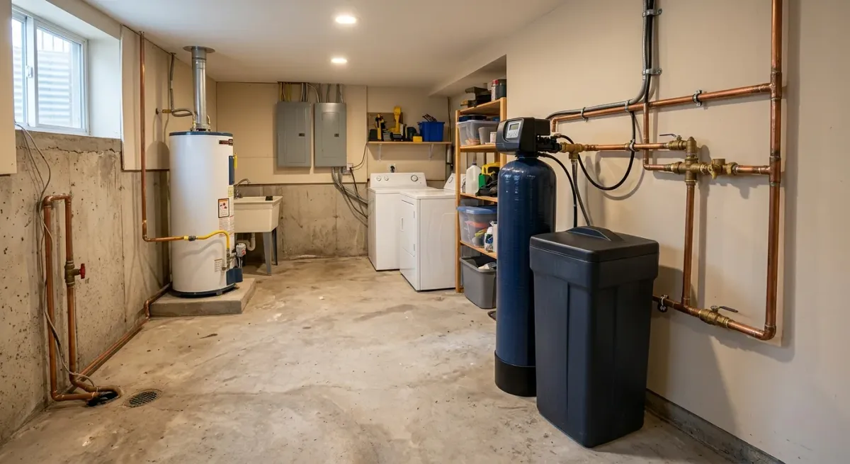 water softener installation work, professional service in Leesburg, VA