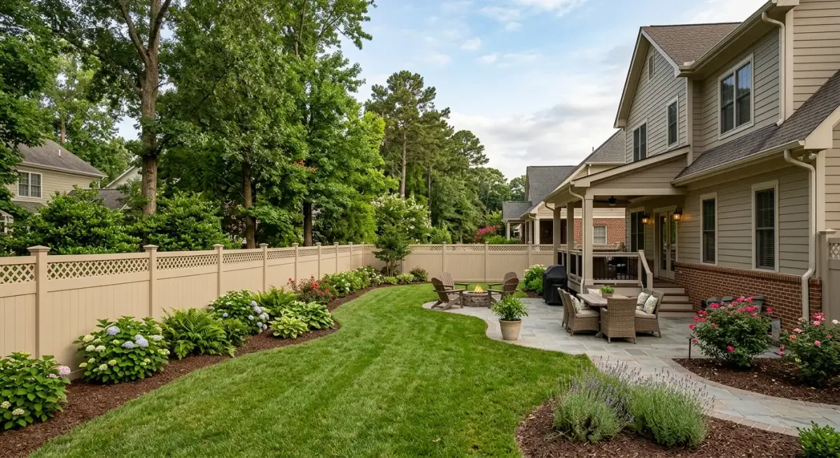 vinyl fencing work, professional service in Chesapeake, VA