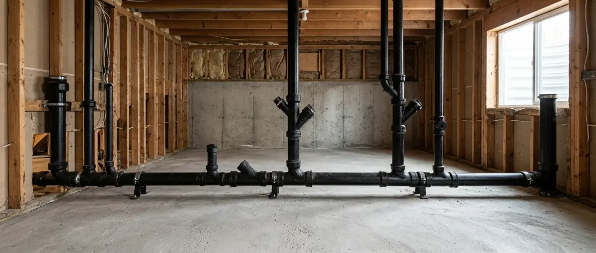 cast iron drain lines work, professional service in Bountiful, Utah