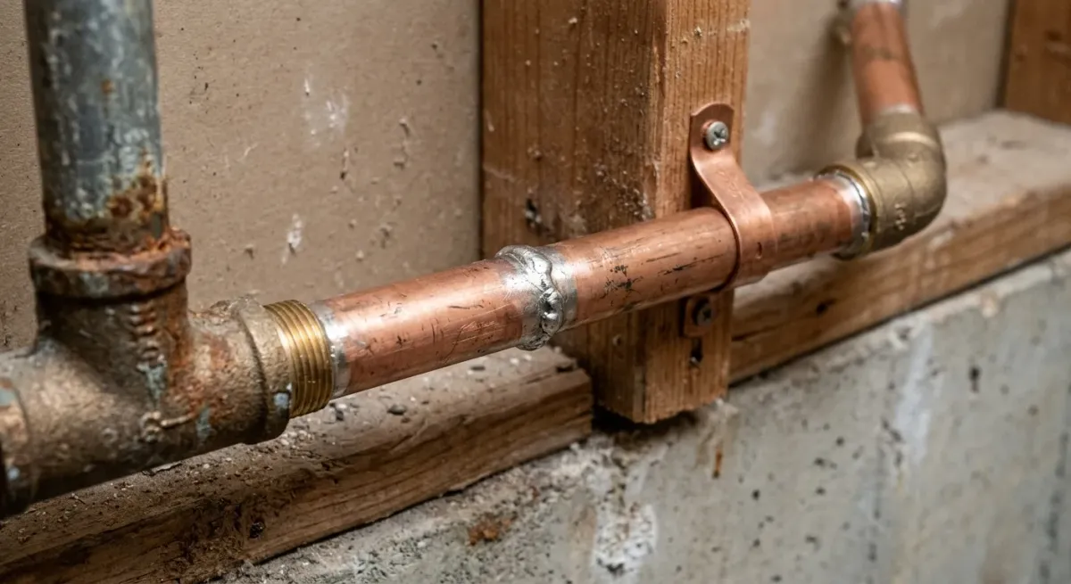 emergency plumbing work, project example in Bountiful, UT