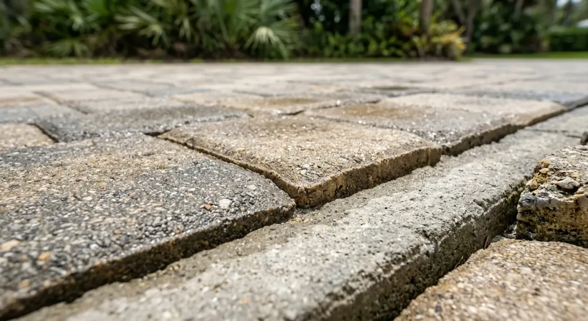 pressure washing work, project example in Jensen Beach, FL