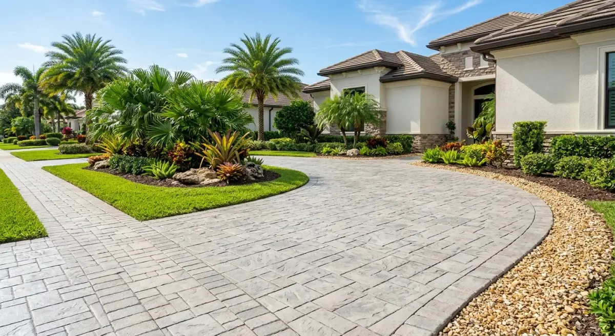 pressure washing work, project example in Jupiter, FL