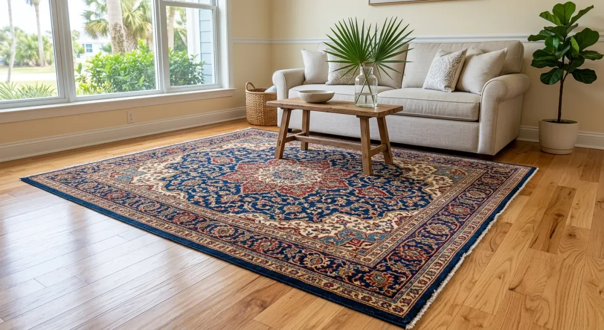 rug cleaning work, project example in Fort Pierce, FL