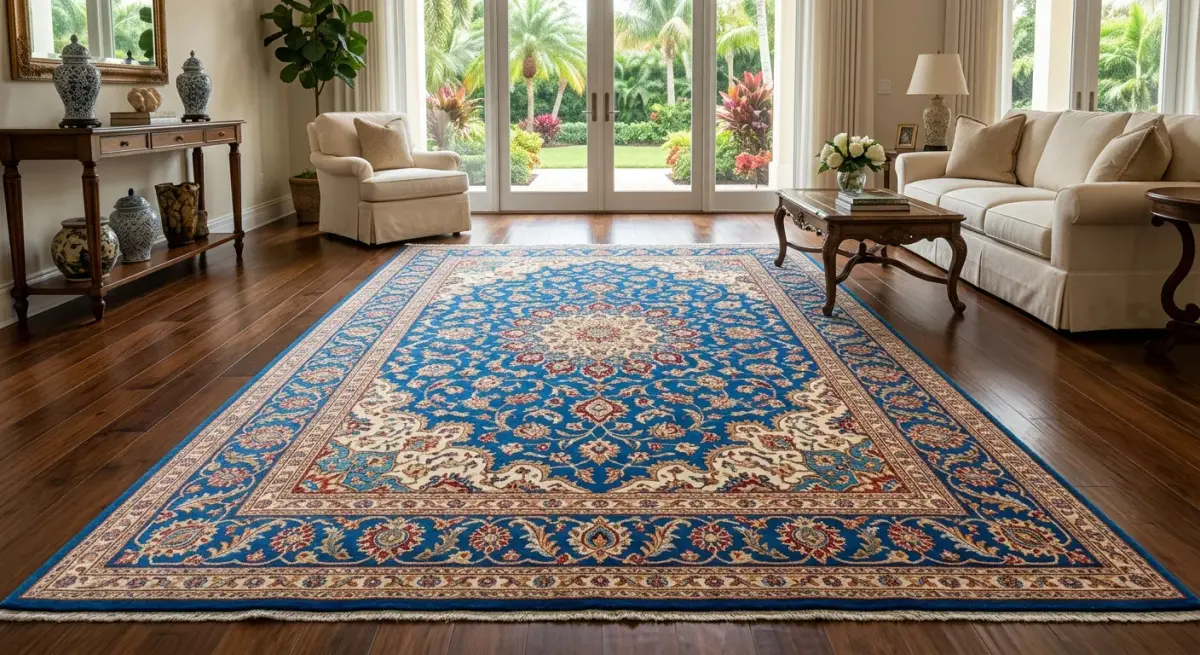 rug cleaning work, project example in Palm Beach Gardens, FL