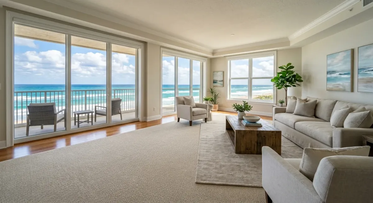 carpet cleaning work, project example in Hutchinson Island, FL