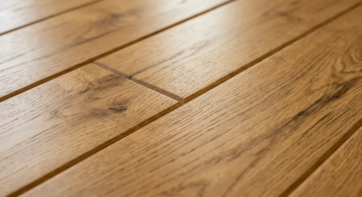 wood floor refinishing work, project example in Buford, GA