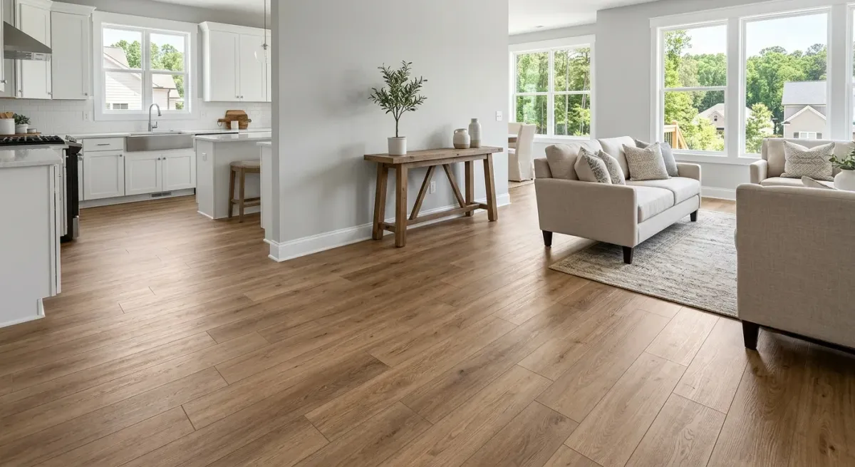 lvp flooring work, project example in Sugar Hill, GA