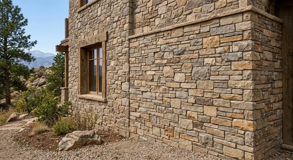 texture matching work, project example in Golden, CO