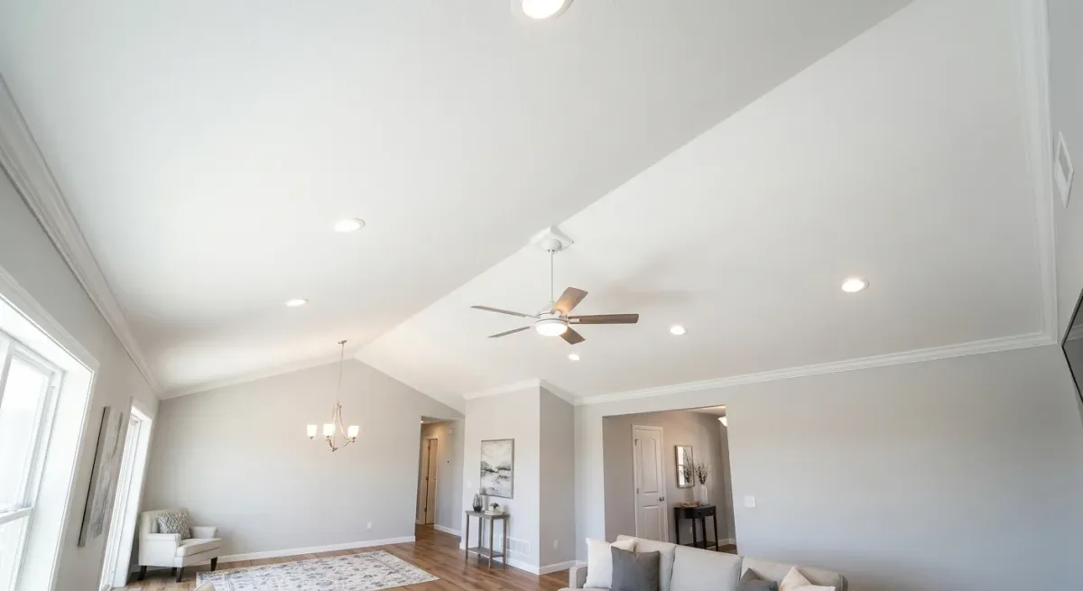 ceiling repairs work, project example in Aurora, CO