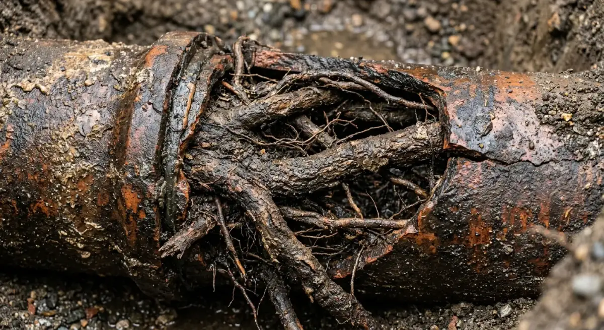 root intrusion in older lines work, professional service in Sacramento, CA