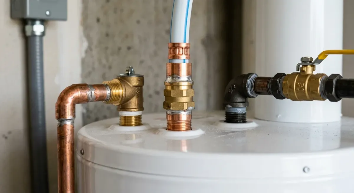 water heater repair and installation work, project example in Florin, CA