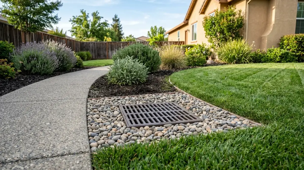 drain cleaning work, project example in Rio Linda, CA