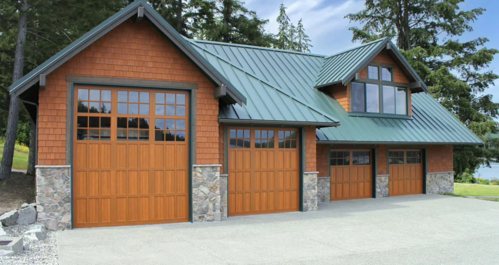 7800-series custom carriage-style garage door