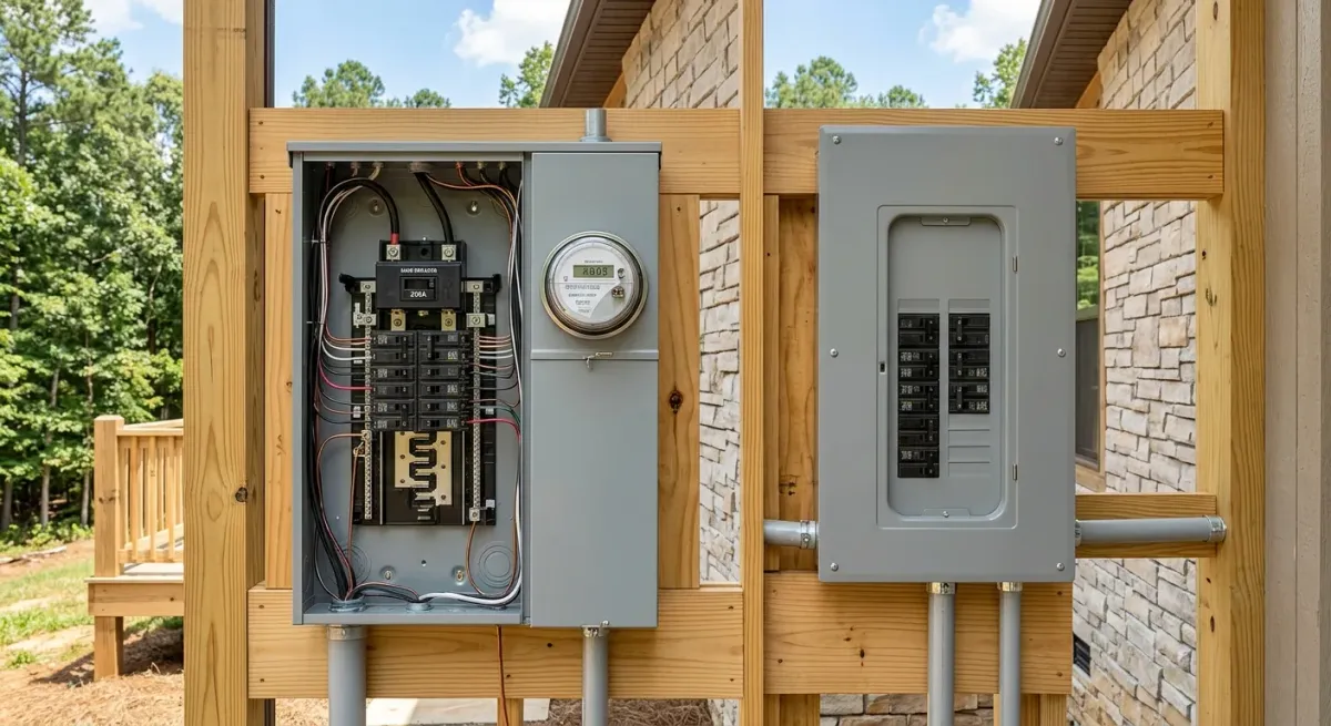 panel upgrades work, project example in Keysville, GA