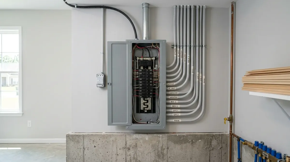 panel upgrade services work, project example in Grovetown, GA