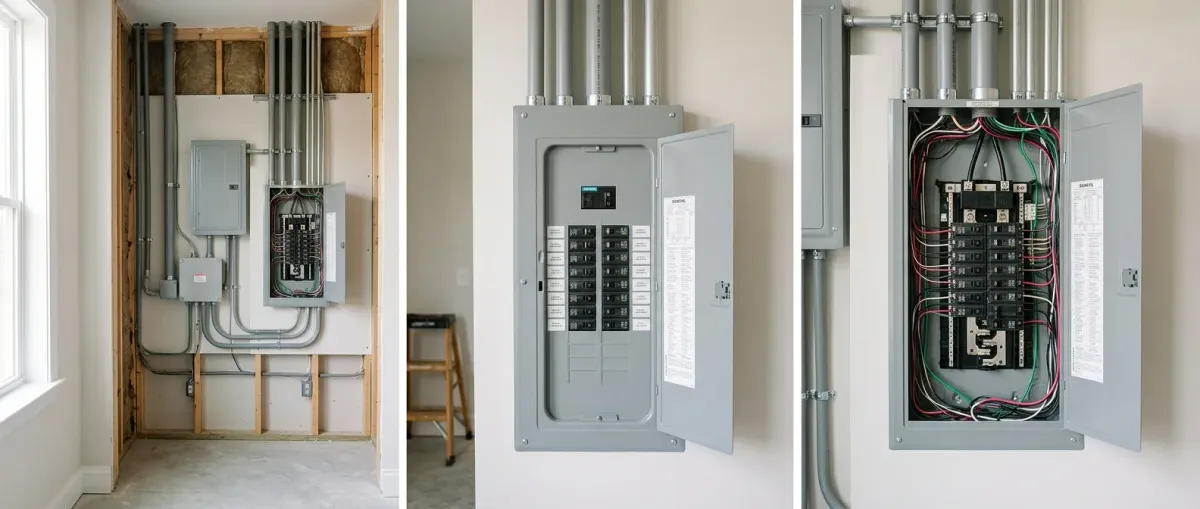 panel upgrades work, project example in Evans, GA