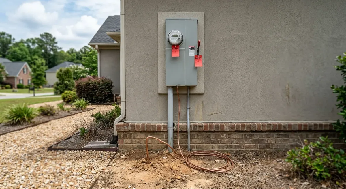 failed home inspection for grounding work, professional service in Grovetown, GA