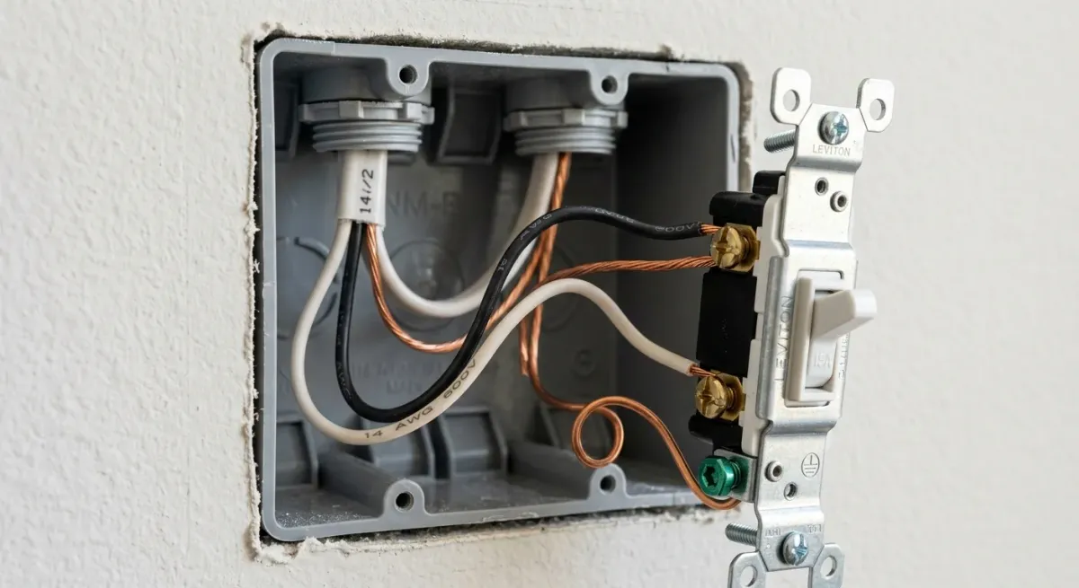 residential electrical wiring work, project example in Appling, GA