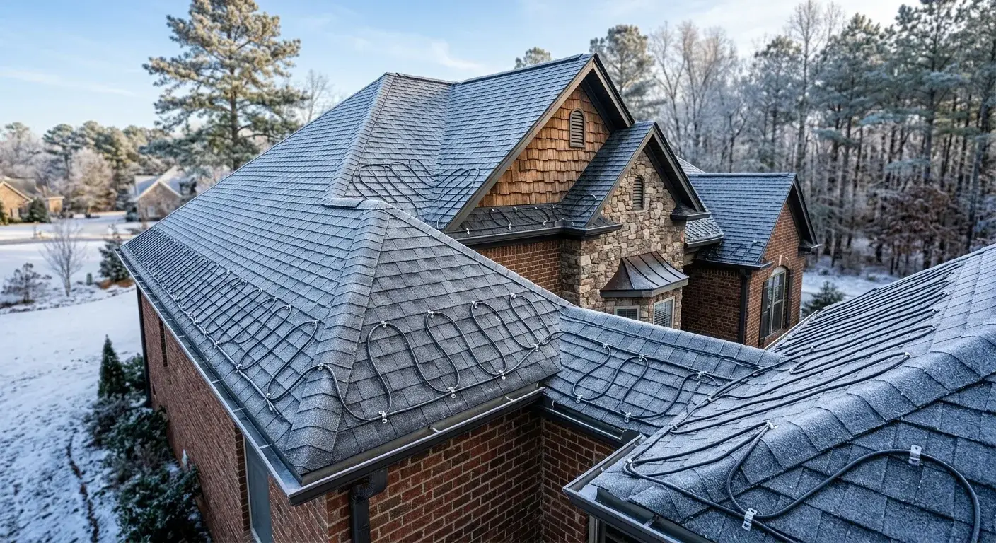 Roof Ice Melt Cables