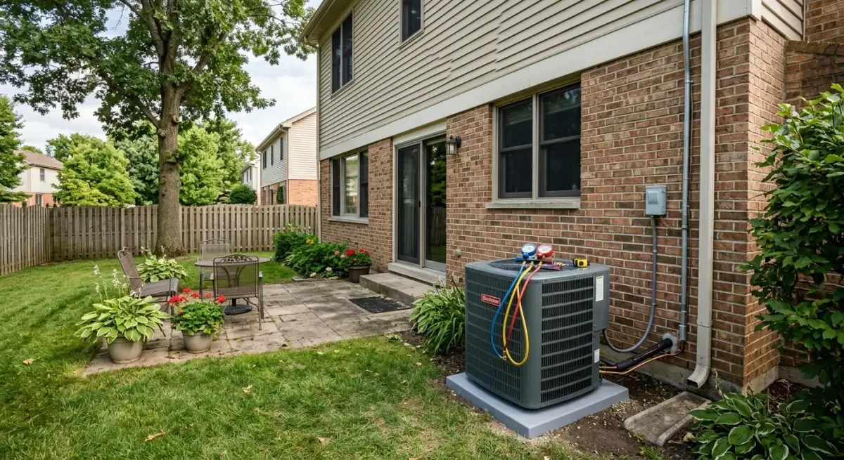 air conditioner and refrigerant check work, professional service in Plainfield, IL