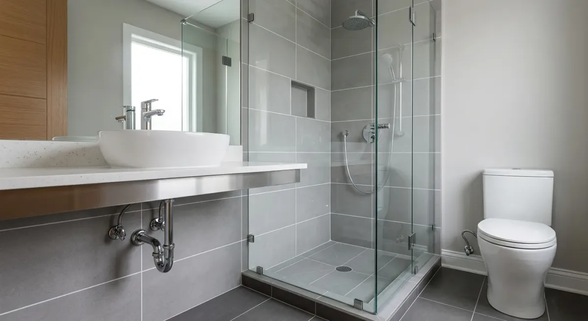 bathroom plumbing work, professional service in Plainfield, IL