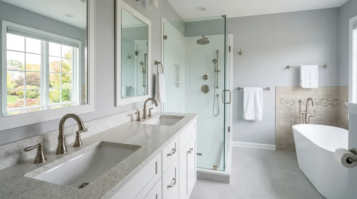 fixture replacement work, project example in Plainfield, IL