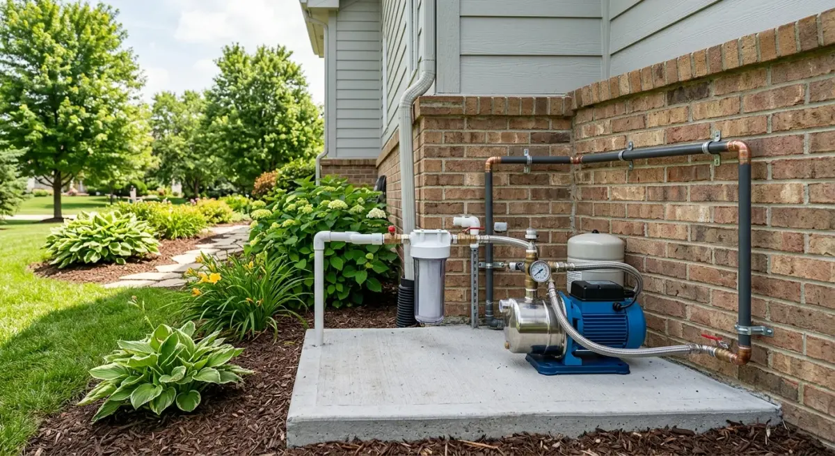 low water pressure summer work, project example in Plainfield, IL