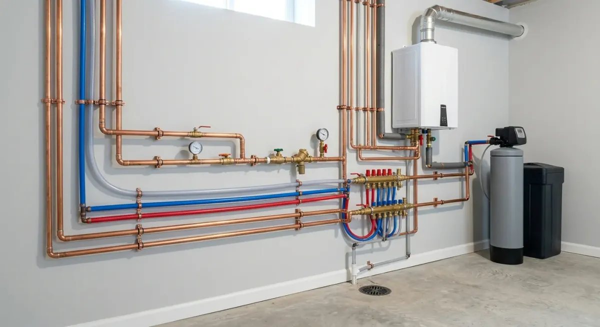 plumbing repairs work, project example in Plainfield, IL