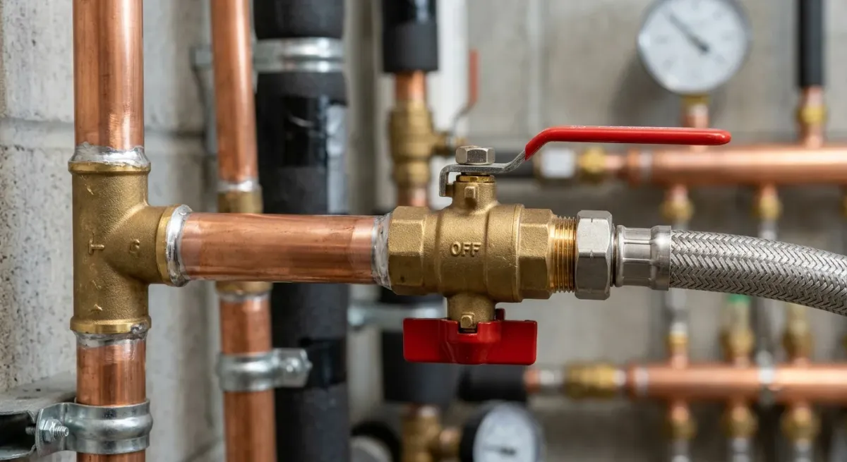 plumbing work, project example in Plainfield, IL