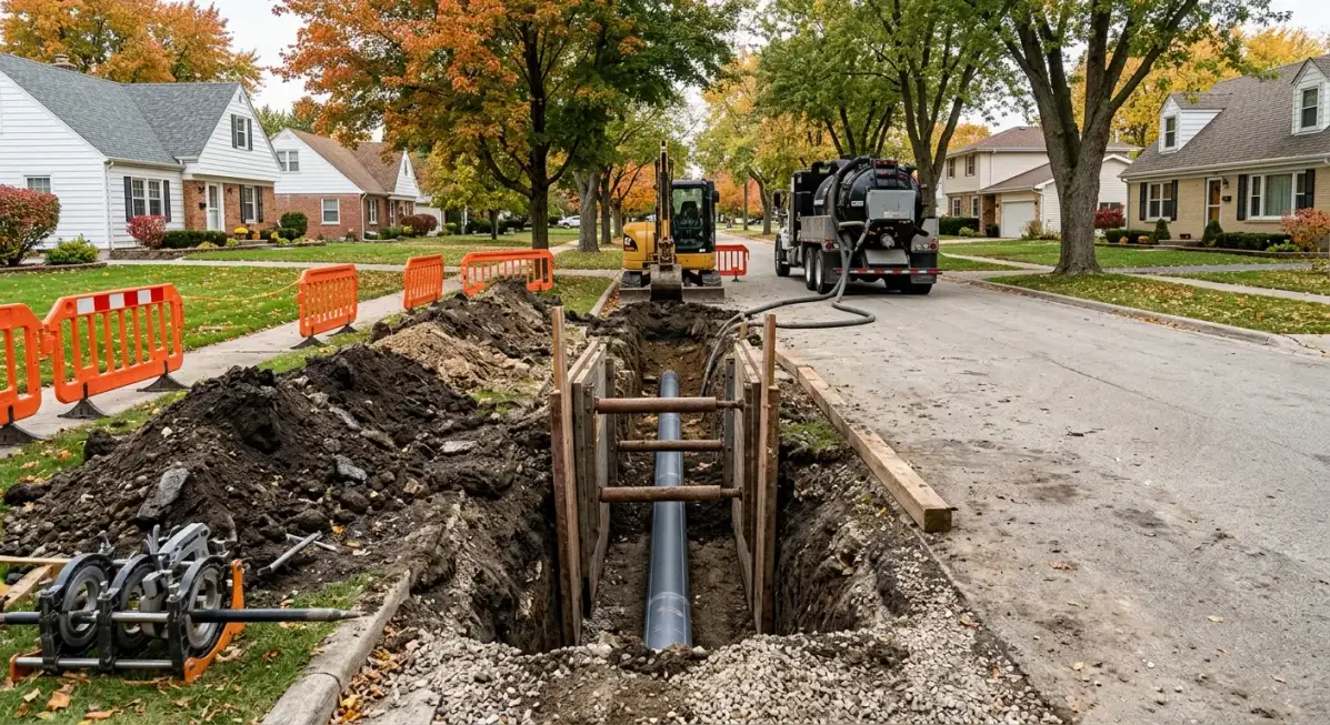 Sewer Replacement in Plainfield, IL