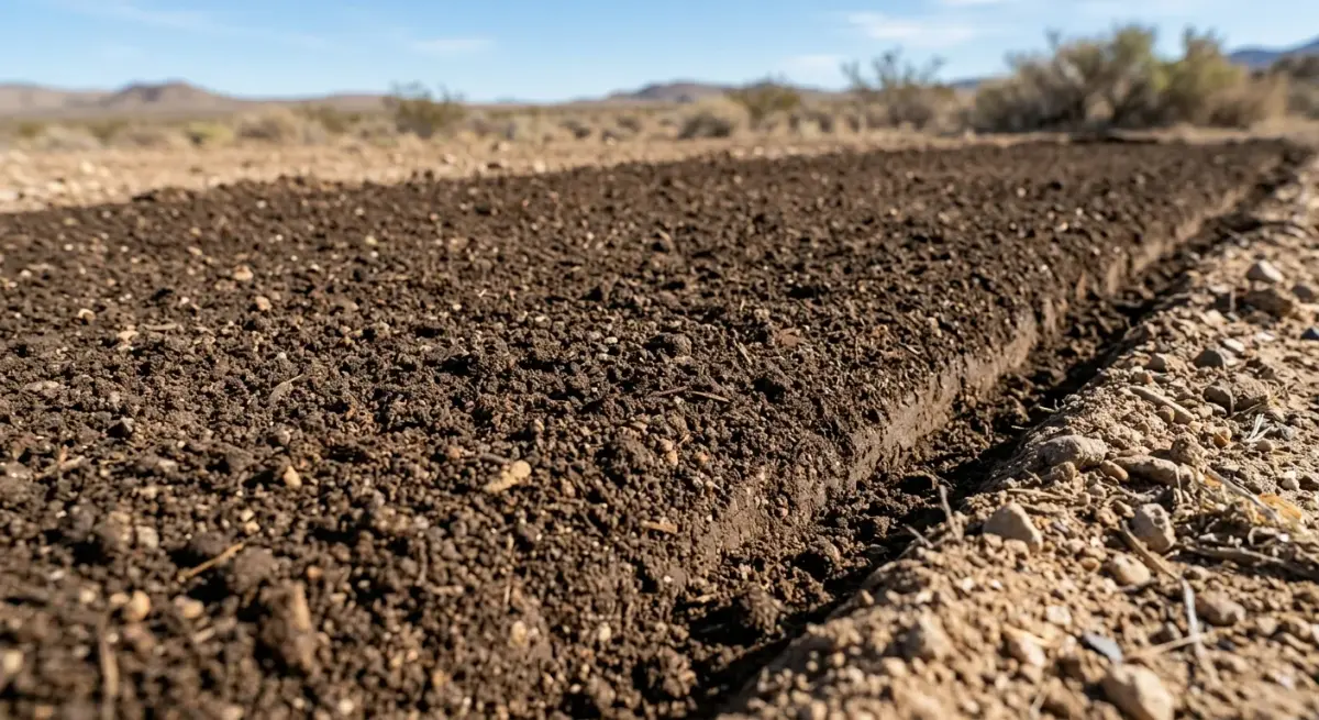 soil preparation work, project example in Jean, NV