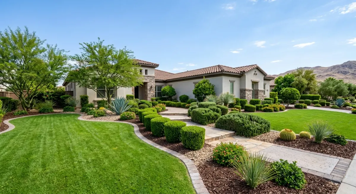 shrub trimming work, professional service in Las Vegas, NV