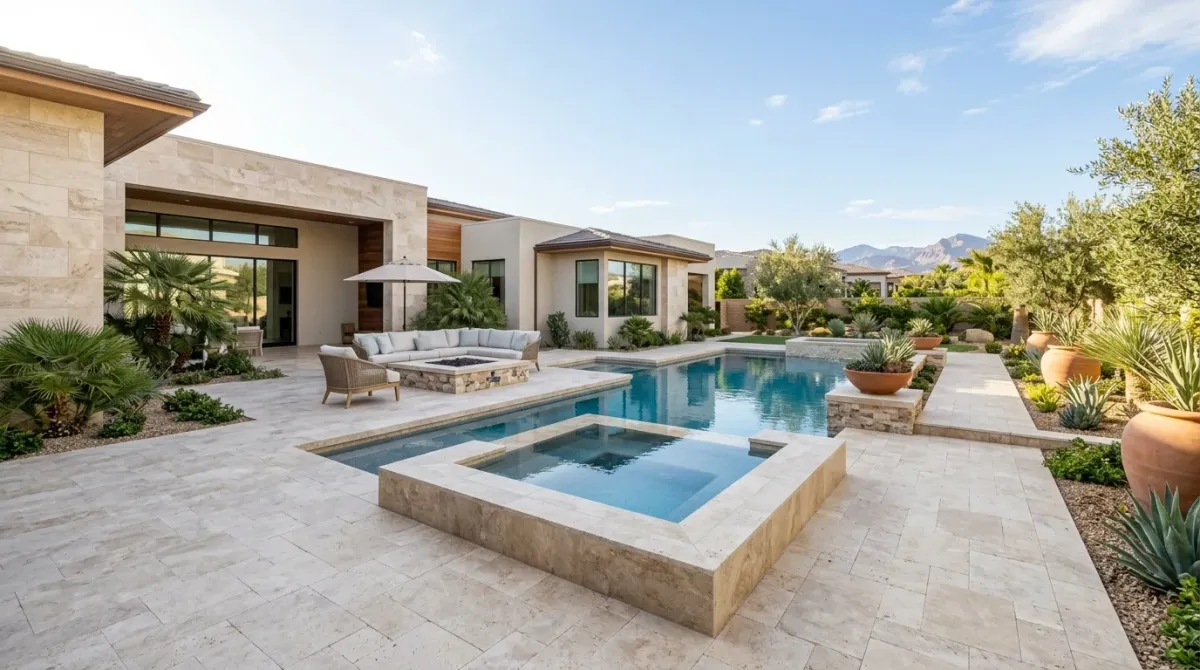 travertine work, professional service in Las Vegas, NV
