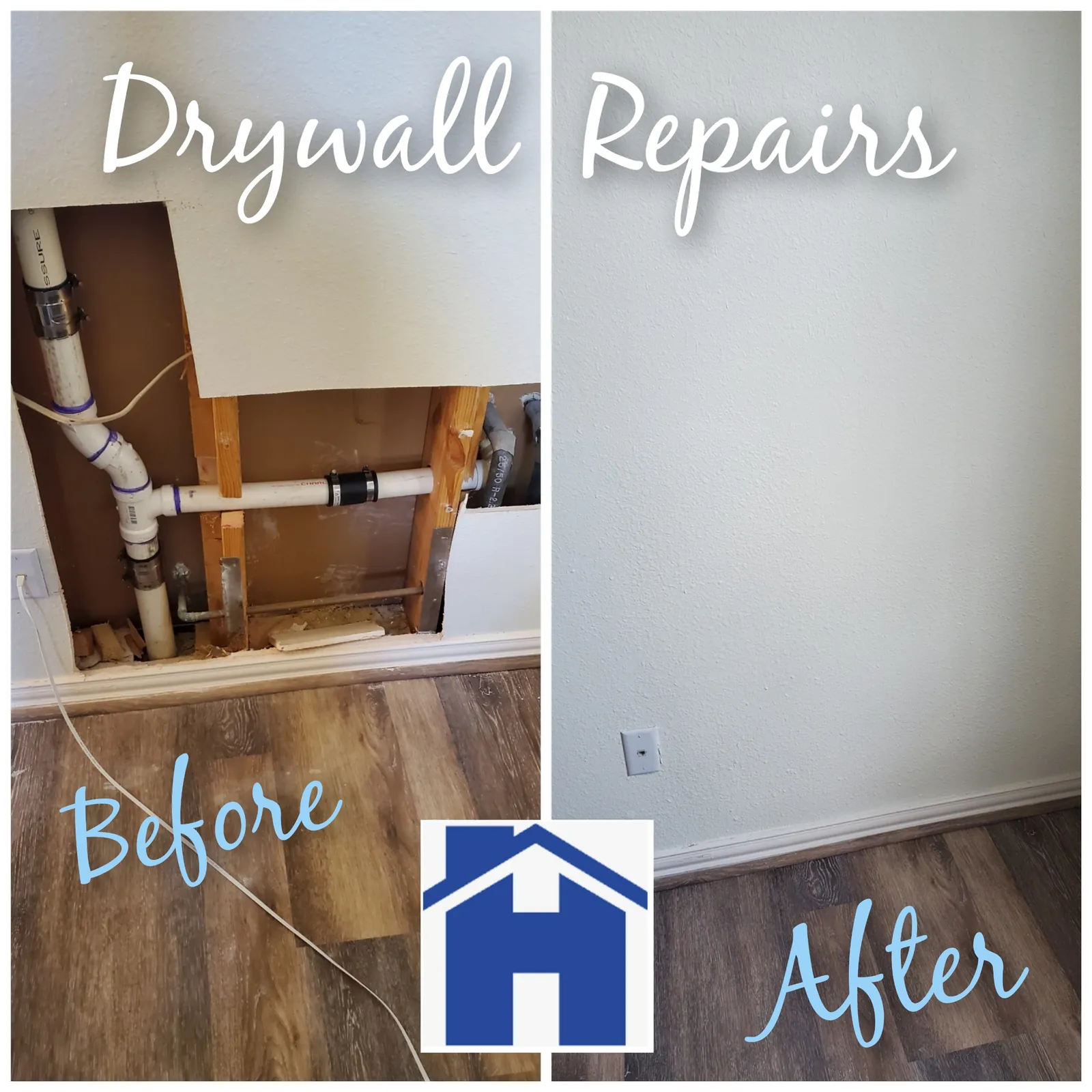 Drywall work by Handyman Connection of McKinney and Frisco, photo 4