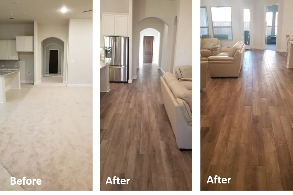 Flooring work by Handyman Connection of McKinney and Frisco, photo 3