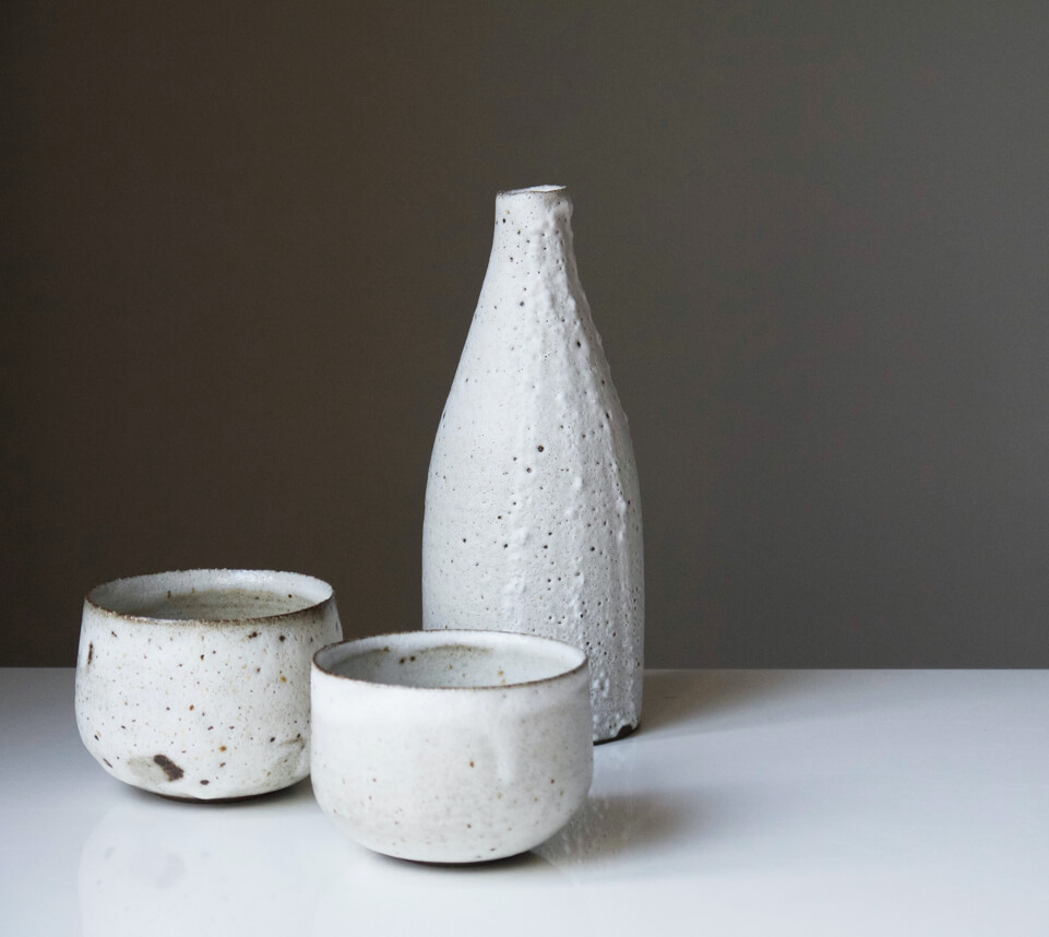 Handmade ceramics left