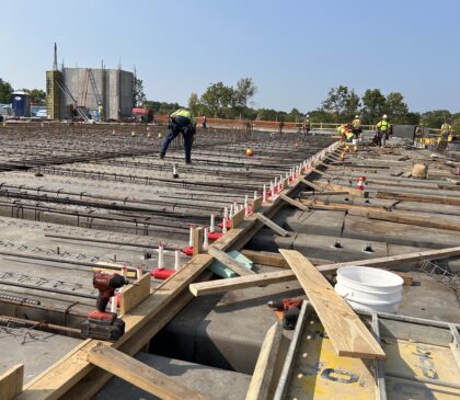 LBJ Hospital construction