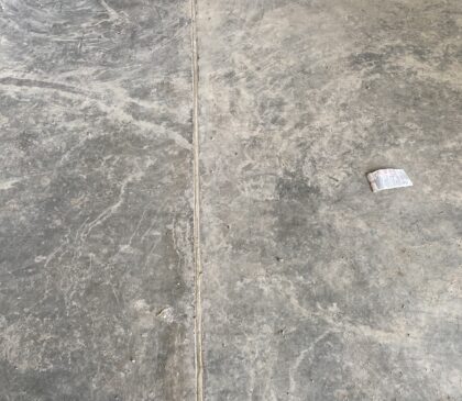 Finished PS=Ø Seam in Slab