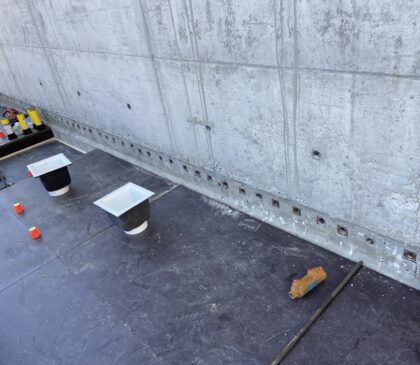 Wall Leaveout – Exposed Couplers and PT Cables